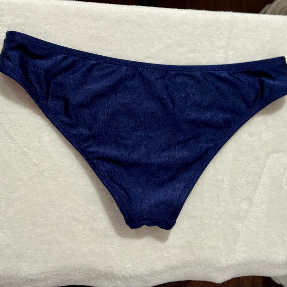 Kona Sol Deep Blue/ Tropical Bikini Set - Picture 6 of 9